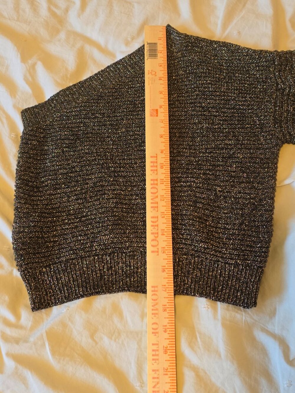 Metallic One Shoulder Sweater - Picture 2 of 5